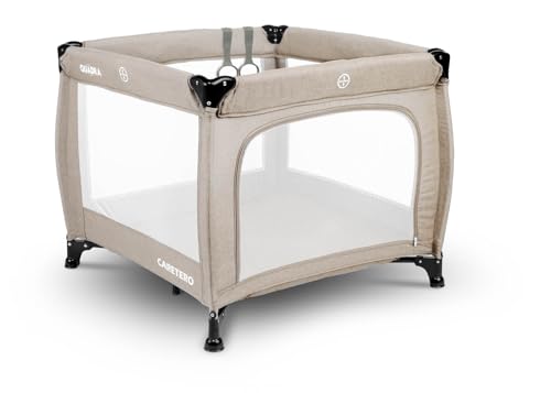 Caretero TERO-3993 - Box, leggero e facile da trasportare, con materasso