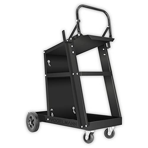 Vogelmann Carrito de soldadura TIG, MIG, PLASMA estación móvil de soldadura Carro de taller Capacidad de carga: 70 kg