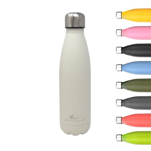 Daikoku Botella Agua Acero Inoxidable - 500ml - Botella Termica - Bebidas Frías 24 Horas y Calientes 12 Horas - Botella Agua Antigoteo - Doble Pared Libre de BPA - Verde Pálido