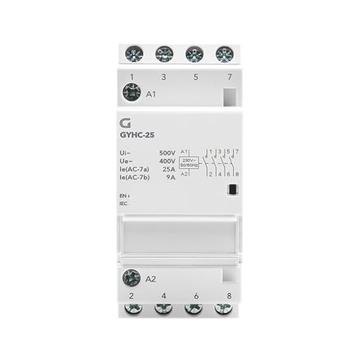 Contacteur AC automatique 4P 25A pour automatisation de circuits