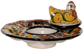 Talavera Deviled Egg Holder - 8" Diameter