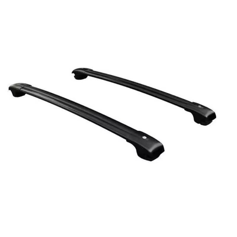 Barras portaequipajes de aluminio premium para Hyundai Santa Fe 2024-2026 con cierre