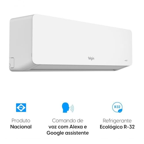 Ar Condicionado Split Hi Wall Elgin Eco Dream Connect Inverter 9.000 Btus Quente e Frio 220v R-32