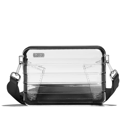 Image of Away Stadium Bag, Stadium-Approved Clear Purse & Crossbody Bag | Clear Stadium Bag for Concerts, Festivals and Sports Events, Compact 5 inch x 3 inch x 7 inch Crossbody Design