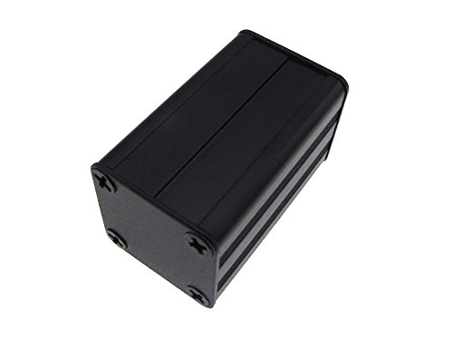Aluminum Project Box Enclousure DIY 40 * 25 * 25mm - Black