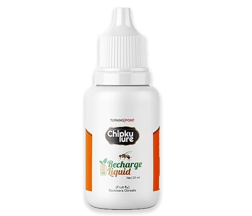 Image of Chipku - Fruit Fly Bactocera Dorsalis attractant Recharge Liquid Methyl Eugenol, Long Lasting 100% Organic, Easy to Use for Mango, Papaya, Spota, Guava, Pomegranate, Sweet Fruit- 25 ml (Pack of 1)