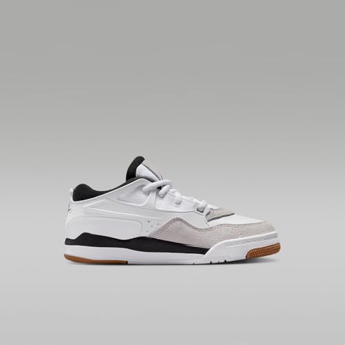 Jordan 4 RM Little Kids' Shoes (White/Neutral Grey/Gum Medium Brown/Black)3