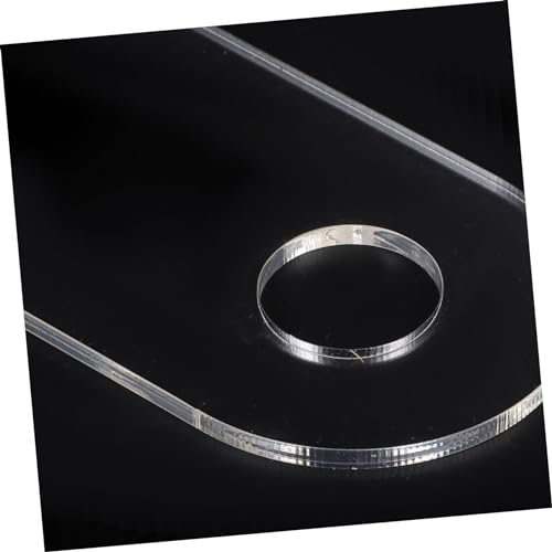 Soporte acrílico para botellas 2 piezas transparente miniatura 3