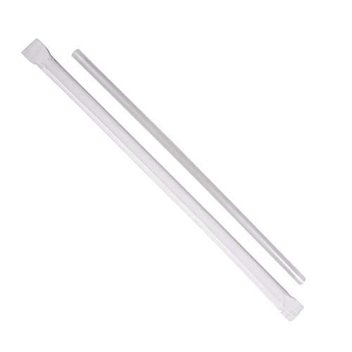 Pitillos jumbo transparentes de papel 7.5 pulgadas x2000 miniatura 2