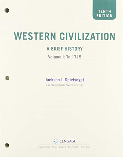 Bundle: Western Civilization: A Brief History, Volume I: To 1715, Loose-leaf Version + MindTap History, 2 terms (12...