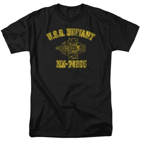 Popfunk Star Trek: Deep Space Nine U.S.S. Defiant Athletic T-Shirt & Stickers - Medium