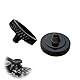 2PCS Deluxe Weichauslöser für Kameras, kompatibel mit X100VI, X100V, X-T5, X-T4, X-T3, X-T2, X100V, XPRO3, XPRO2, XPRO1, XE4, XE3, XT30, XT20, XT10, X100, X100T, X100F - Konkaves Design