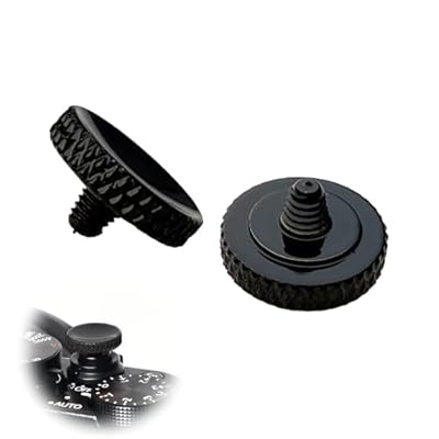 2PCS Botón de Liberación Suave Deluxe para Cámaras Fujifilm, Compatible con Modelos X100VI, X100V, X-T5, X-T4, X-T3, X-T2, X100V, XPRO3, XT20, XT10, X100, X100T, X100F - Diseño Cóncavo y Elegante | Ya disponible en tu tienda friki favorita! En mundofriki.es!