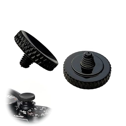 2PCS Botón de Liberación Suave Deluxe para Cámaras Fujifilm, Compatible con Modelos X100VI, X100V, X-T5, X-T4, X-T3, X-T2, X100V, XPRO3, XT20, XT10, X100, X100T, X100F - Diseño Cóncavo y Elegante | Ya disponible en tu tienda friki favorita! En mundofriki.es!