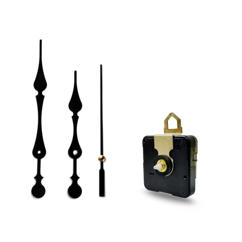 Image of 12mm Wall Clocks Silent Movement, Battery Operated Quartz Clock Movement with Hands, Replacement Clock Machine for 15 to 18 Inches