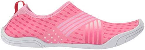 TECS Womens AquaSock Mesh Beach Footwear Water Shoes - Lightweight Soft Toe Water Dissipating Slip Resistant Grippe Outsole Pink | Image 5