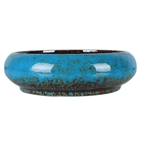 Grand pot de fleurs en céramique durable avec trou de drainage intégré - 3