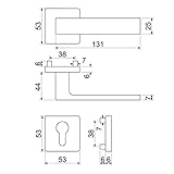 Zoom IMG-1 felgner maniglia bormio per porte Zoom IMG-1 felgner maniglia bormio per porte