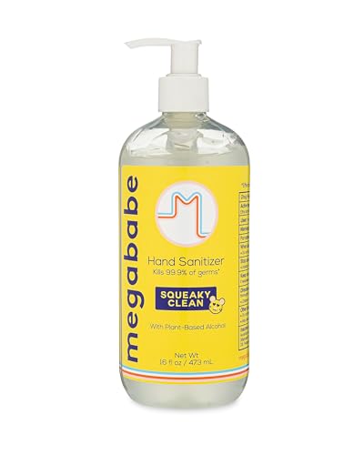 Image of Megababe Squeaky Clean Hand Sanitizer Pump 16oz