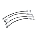 Bremsrohr im Sortiment 4x Geflochtene Brems Schlauch Kit Teile Bremsleitung Kit Fit Für Nissan Patrol GQ Y60
