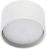 Runder und flacher Aufbaustrahler mit GX53-Sockel - incl. LED GX53 Leuchtmittel (auswechselbar)