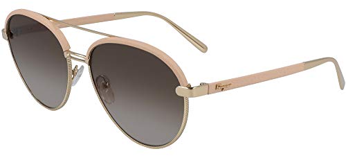 Sunglasses FERRAGAMO SF 229 SL 718 Gold/Nude Leather