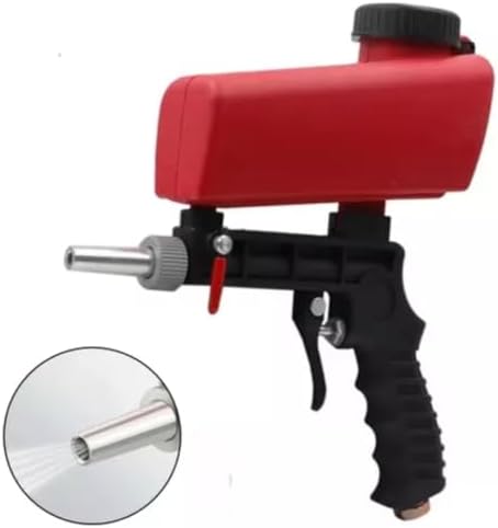 PISTOLA JATEAMENTO JATO DE AREIA 600ML PNEUMATICA BICO METAL