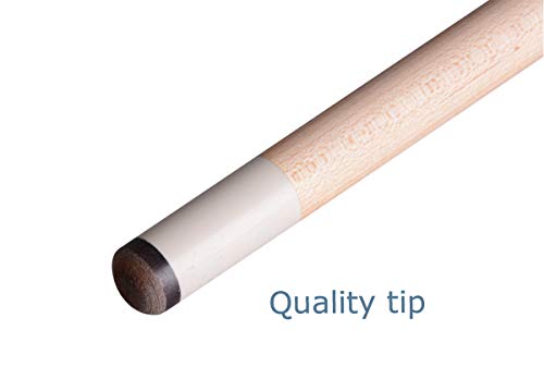 Ab Earth 2-Piece 58" Pool Cue/Pool Stick Ergonomic Design Hardwood Canadian Maple 13Mm Tip 18-21Oz Billiard Cue B1S, Wine 21Oz #TOP5