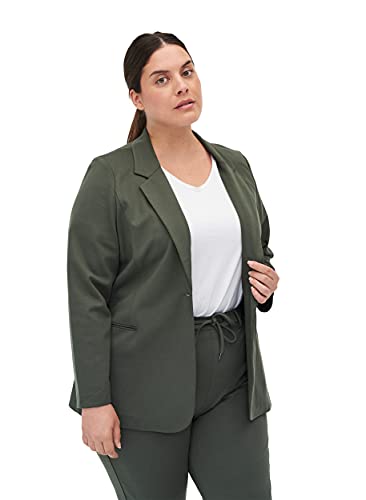Zizzi Große Größen Damen Langarm Blazer mit Stretch Gr - Plus Size Damen...