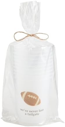 Mud Pie Icon Party Cup, Football, 16 oz image 3