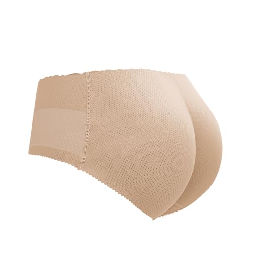 Culotte sans Couture Femmes Butt Lifter Shapewear Rembourré Tummy Control Boyshort sous-Vêtements Respirant, Butt Lifter Culotte Rembourrée, Fesses Sculptant Faux...