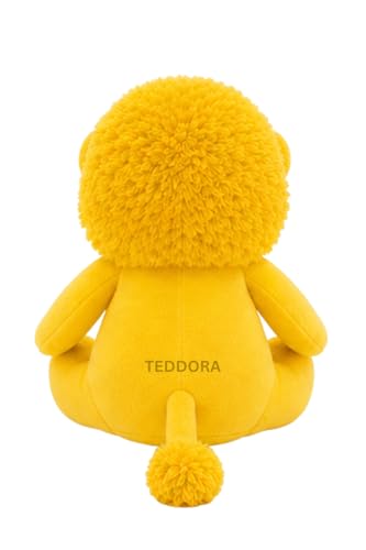 Image of Muffin Lion Soft Toy for Girls Boys Kids,Yellow,Lion Animal Plush Stuffed Baby Teddy Gift Birthday, 25 cm