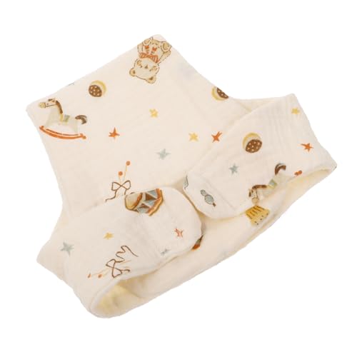 Beaupretty Pantalones de Pañal Reutilizables para Bebés Pañal Ajustable de Algodón Lavable Transpirable Diseño de Dibujos Animados para Niñas y Absorbente y Práctico para Recién Nacidos