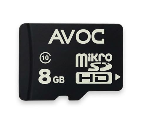 Image of AVOC Flash A02 8GB MicroSD Card Class 10, 30MB /s High-Speed Micro SDHC Memory Card for Mobile, Camera, Tablet, Gaming Console & Computer with Reliable Storage Performance