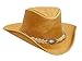 Produktbild Original Lederhut Cowboyhut Australien-Hut mit Krempe in verschiedenen Varianten und Farben für Damen, Herren und Kinder, UPF 50+ Sonnenschutz