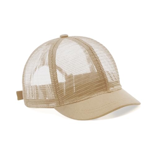 YAMEE Gorras de Hombre Béisbol Verano ala Corta,Gorras de Hombre Transpirable con Malla,Gorra de Béisbol para Hombre Ajustable,Gorra Deportiva Ligera UV para Correr Golf,Unisex