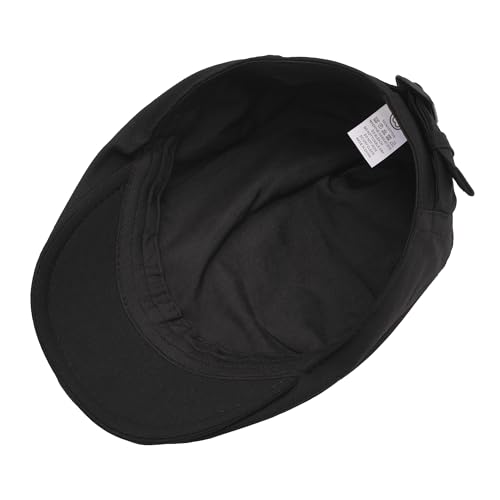 Image of ZLYC Men Cotton Flat Cap Summer Scally Ivy Gatsby Newsboy Beret Driver Cabbie Hunting Hat