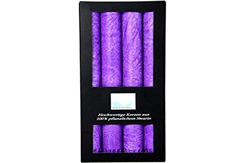 KERZERMAN, Bougies cylindriques pour chandelier violet, 1 Cover