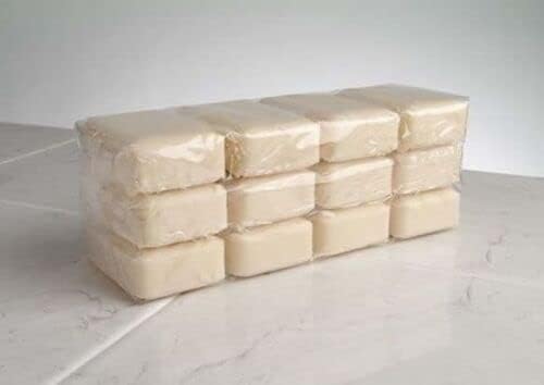Household/Laundry Buttermilk White Soap 12 x 70g Bars *Made In Yorkshire*