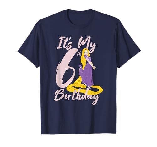 Cadeau anniversaire 6 ans fille avec le t-shirt Disney Raiponce