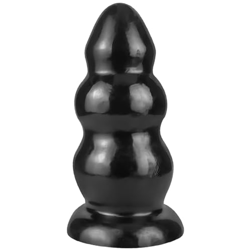 BDSMLOVE groß Analplug Φ 9,3 CM,riesen Buttplug Analdildo XXL Analspielzeuge Fisting Sexspielzeug Analdehner Anal Expander erotisches Sex Spielzeug ab 18 für Paare Frauen Männer extrem (Schwarz)