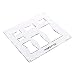 POWERTEC 71356 Butterfly Template for Woodworking | Inlay Materials (7 In 1 Decorative Bowtie Template)
