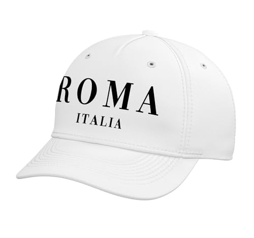 Gorra de béisbol ajustable blanca unisex miniatura 1