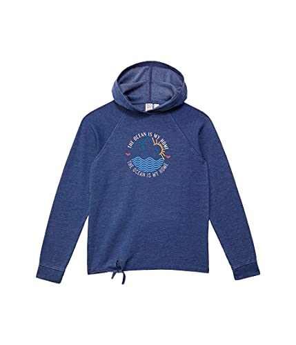 Sweatshirt Roxy enfant fille bleu foncé Runaway People taille 8