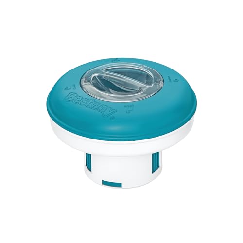 Bestway 6.5” Floating Chlorine Dispenser, Adjustable Chlorine Dispenser for Hot Tubs and Swimming Pools