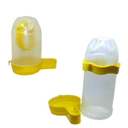 JS Birds Feeding Cup | Bird Water and Food Hanging Feeder | Suitable for cage Birds 300ml (1) 500ml (1) (B0C6GCLFM7) Amazon Price History, Amazon Price Tracker