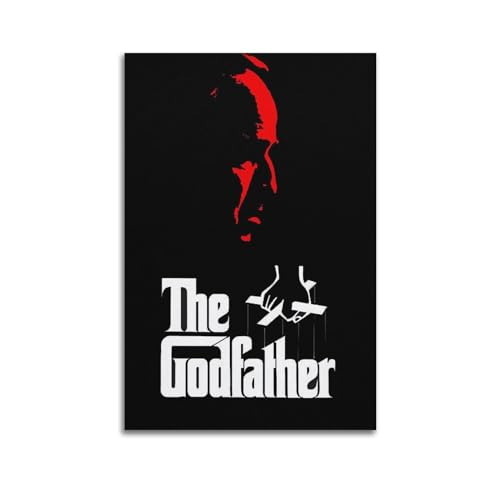 ECGDFWAZ Póster de lienzo de El Padrino para decoración de pared, sala de estar, dormitorio, 20 x 30 cm, estilo sin marco