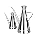Ibili ACEITERA INOX IBERICA 0,30 LT, Stainless Steel, grau-blau, 21.2 x 7.5 x 16 cm