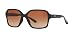 Oakley Women's 0OO9312 Proxy Sunglasses, Polished Black/VR50 Brown Gradient