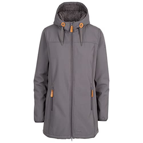 Trespass Womens/Ladies Kristen Longer Length Hooded Waterproof Jacket (XL) (Carbon)